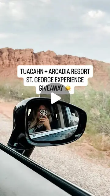 Cover of Dani’s Instagram reel with Tuacahn + Arcadia Resort